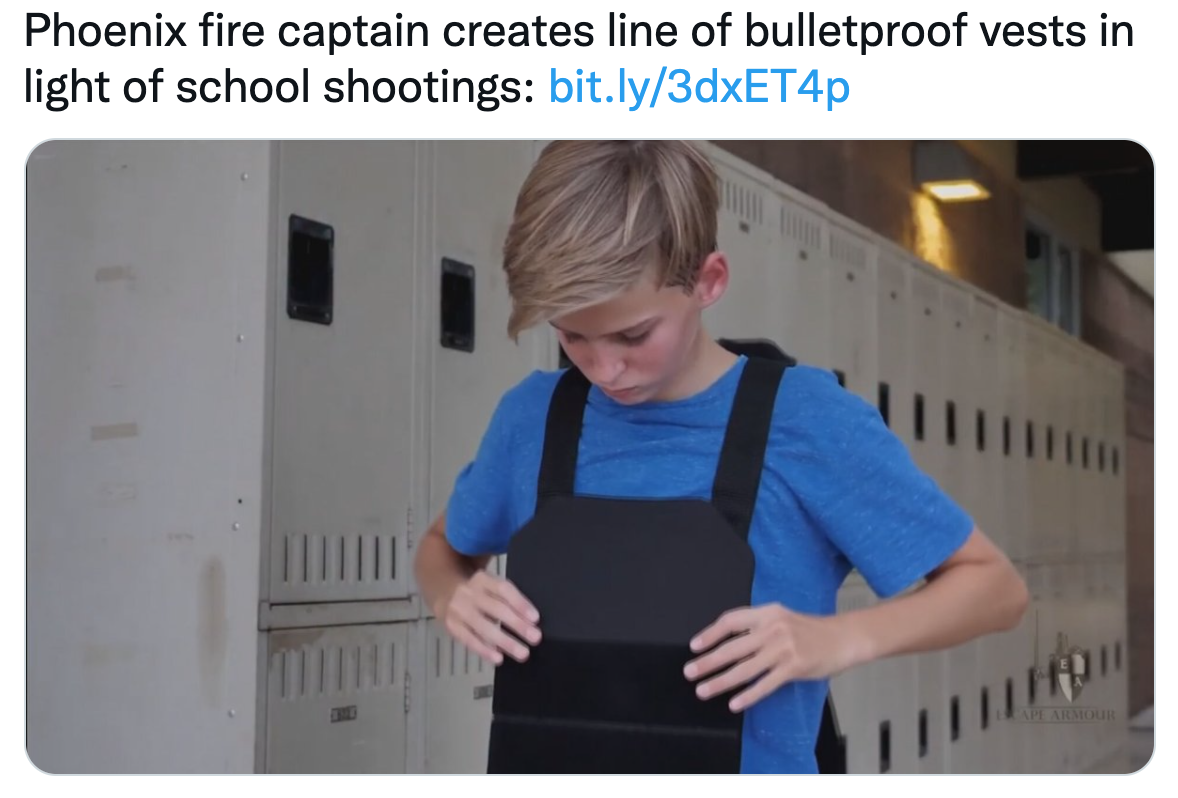 Bulletproof vest for child