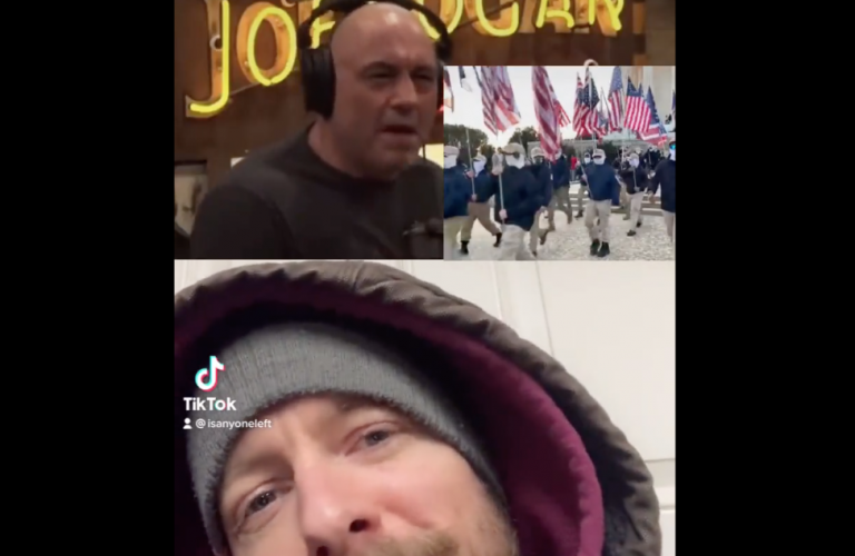 Joe Rogan False Flag Patriot Front