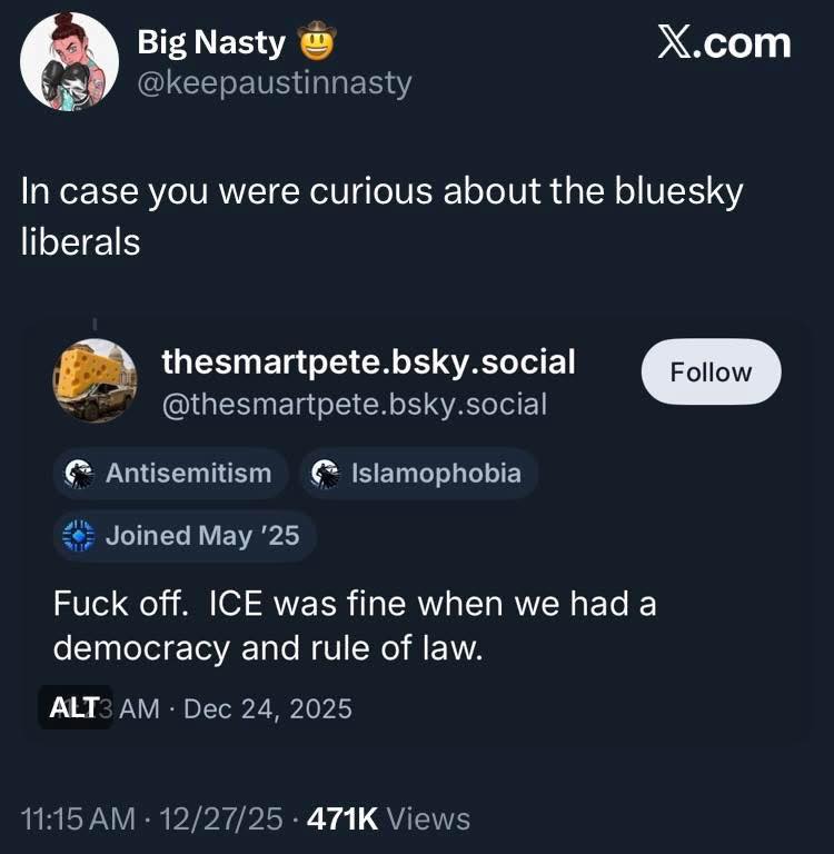 Liberal says ICE was fine before Trump came along